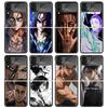 A-Attack On T-Titan Eren Yeager Black Phone Case For Samsung ZFlip7 ZFlip6 ZFlip5 ZFlip4 ZFlip3 5G Hard Protective Galaxy Z Flip