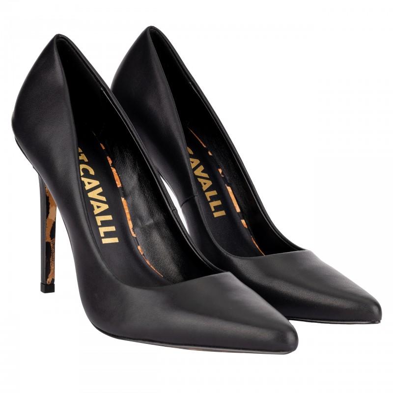 Just cavalli luxury women`s nero/gold high