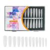 Pre-shaped Full Cover Fake Nail Soft Gel Acrylic Nail Tips Nail Extensions False Nail Almond/Stilettos Press On Nail