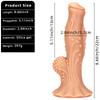 Realistic Dildo with Anal Plug - Dual-Purpose Silicone Penis Toy for Women, Stretching Butt Plug & G-Spot Stimulator, Adult Sex Toy