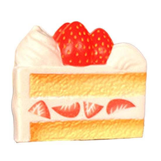 

Клубничный Торт Игрушка-Сквиш Мягкий Медленный Отскок Имитация Еды Игрушка Портативная Игрушка для Снятия Стресса Защипнуть и Сжать Расслабляющая Игрушка белый