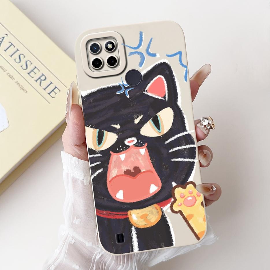 For Realme C21Y C25Y Case Luxury Candy Painted Cover Shockproof Phone Case For Realme C21 C 21 Y RealmeC21Y RealmeC25Y Soft Bags