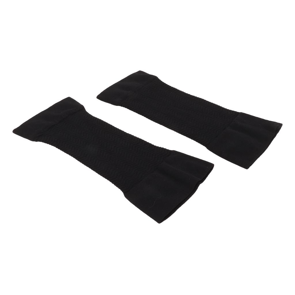 1 Pair Arm Compression Sleeves Elastic Cotton Soft Texture Arm Slimming Wrap Sleeves 480D