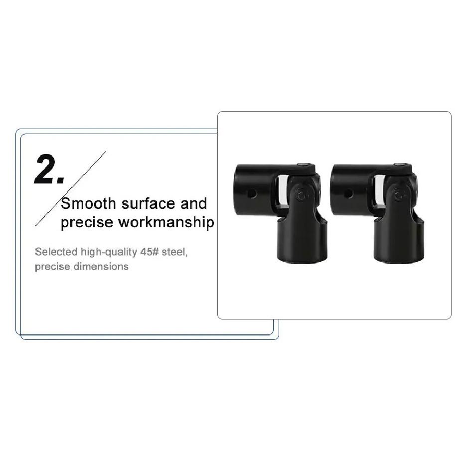 1pc Single Universal Joint Shaft Coupling Motor Connector DIY Steering U-joint 16x32x70mm Shaft Joint For CNC Parts