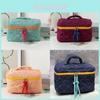 Urban Minimalist Polyester Travel Makeup Bag With Breathable Design For Women And Men