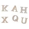 2inch Wooden Letters Nature Wood Letters Decoration Painting Wood Alphabet Letters  DIY Crafts