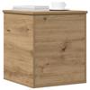 Storage Box Artisan Oak 40 x 42 x 46 cm Wood Based Material