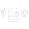 Contemporary Toilet Hinges Set Fixtures Top Fixing Method