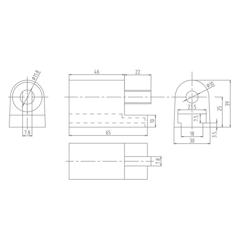 Contemporary Toilet Hinges Set Fixtures Top Fixing Method