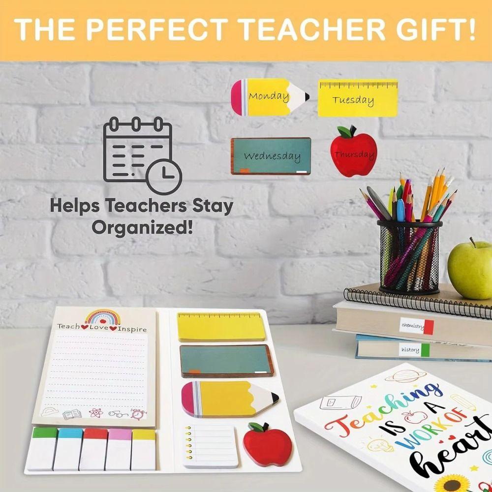 Self-Stick Sticky Note Pads Teachers' Day Theme Writing Memo Pads  Teaching Supplies