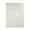 Rug In Recycled Leather Mosaic Pattern White 160x230