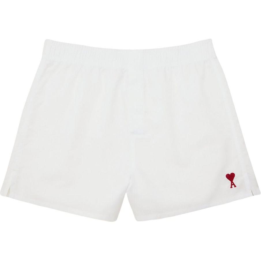 Amiparis Logo Elastic Waist Three-Quarter Casual Shorts Women shorts White HUN010CO0094100
