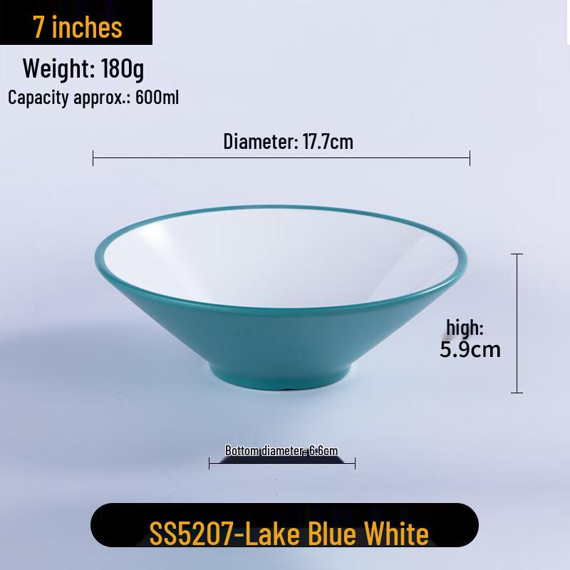 Chinese Style Melamine Bamboo Hat Noodle Bowl