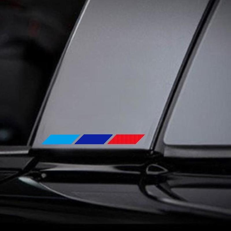 Car Motorcycle Stickers Scratch Concealment Italian French German Flag Pattern Stickers for Curved Surfaces PVC