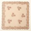 * CM Popular Embroidered Square Scarf Decorative Silk Scarf Fashionable Versatile Rose Bag Headscarf
