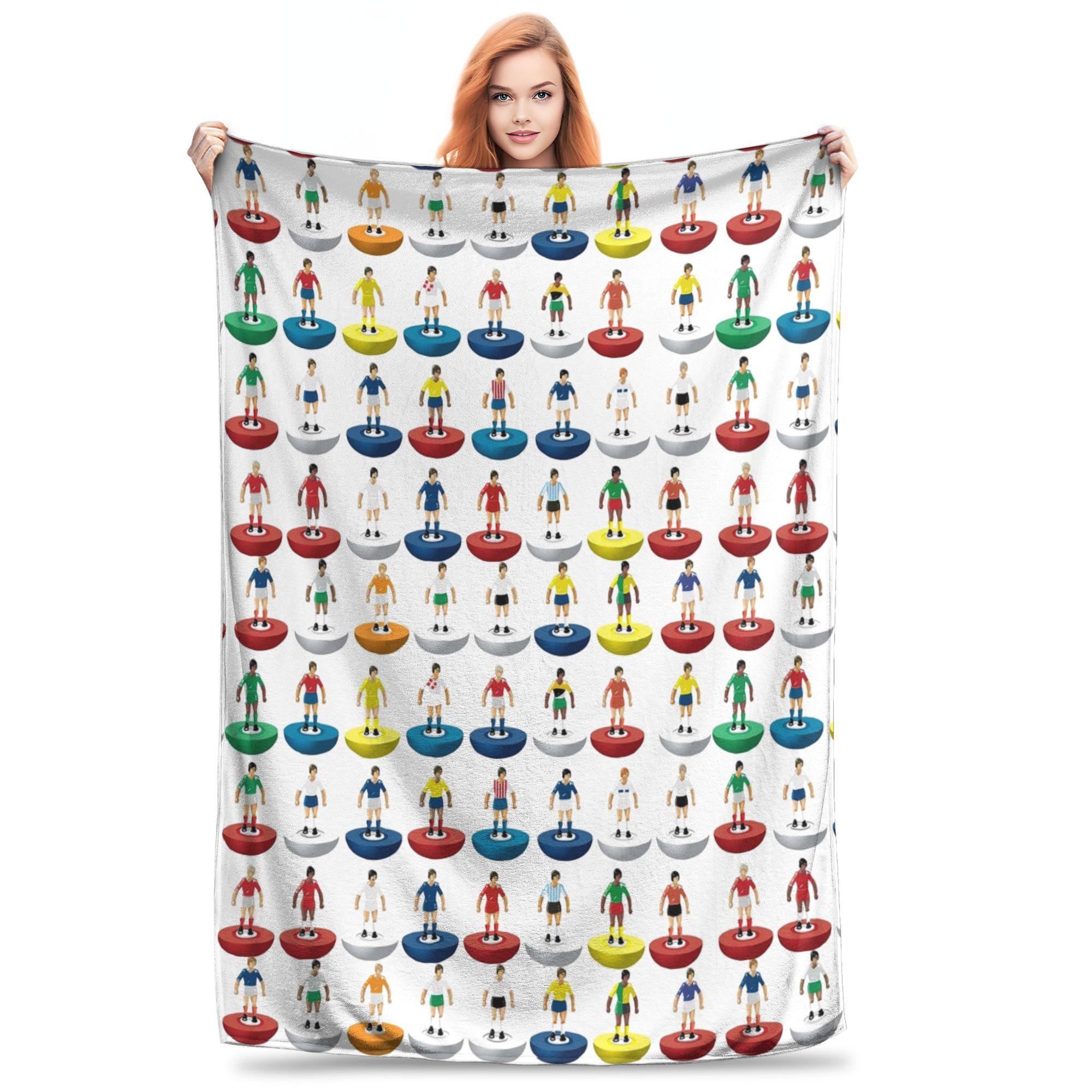 

World Subbuteo players Blanket Soft Warm Flannel Throw Blanket Cover for Bed Living room Picnic Travel Home Sofa 30x40in