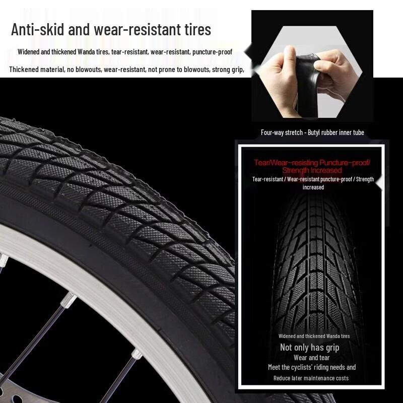 Jeep 20-inch 7-Speed Folding Mountain Bike