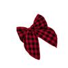 Vintage Large Fable Plaid Fabric European American Style Gradient Color Bow Hair Clips Neutral for Baby Girls Women for Party