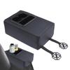 Boîte accoudoir rehausseur Coussinet Intérieur Auto Accoudoir Siège Arrière Boîte Console avec Porte-gobelets Console Centrale Siège Arrière avec Double Poches
