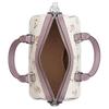 Coach Rowan 18 Floral Print Coated Canvas Shoulder Crossbody Bag Small Women Bags Chalk-White CAL69-SVCAH