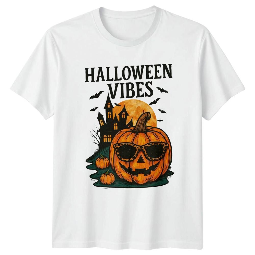 Halloween Vibes TShirt Autumn Halloween Gift For Him And Her S