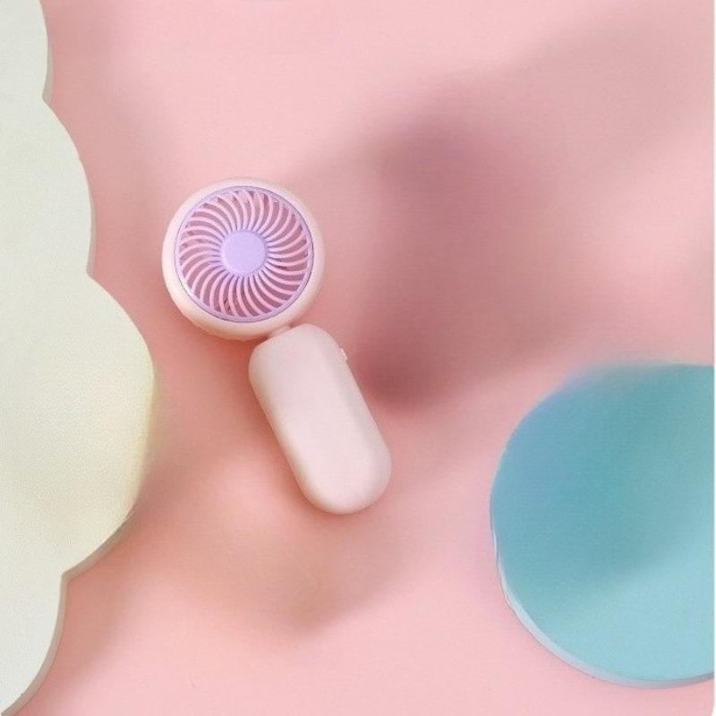 New Portable Outdoor Mini Handheld Fan Gift Spray Fan Humidification Ice Coating Handheld Fan, No Battery Include