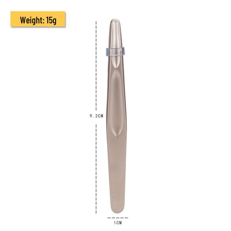 Men's Precision Stainless Steel Beard & Eyebrow Tweezers