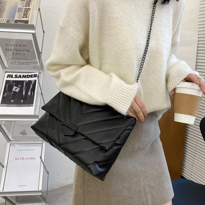 Neue Casual Kette Umhängetaschen Für Frauen Mode Einfache Schulter