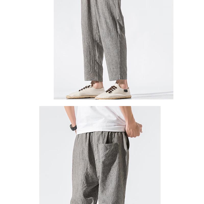 ROMON Pantalon décontracté droit court pour homme