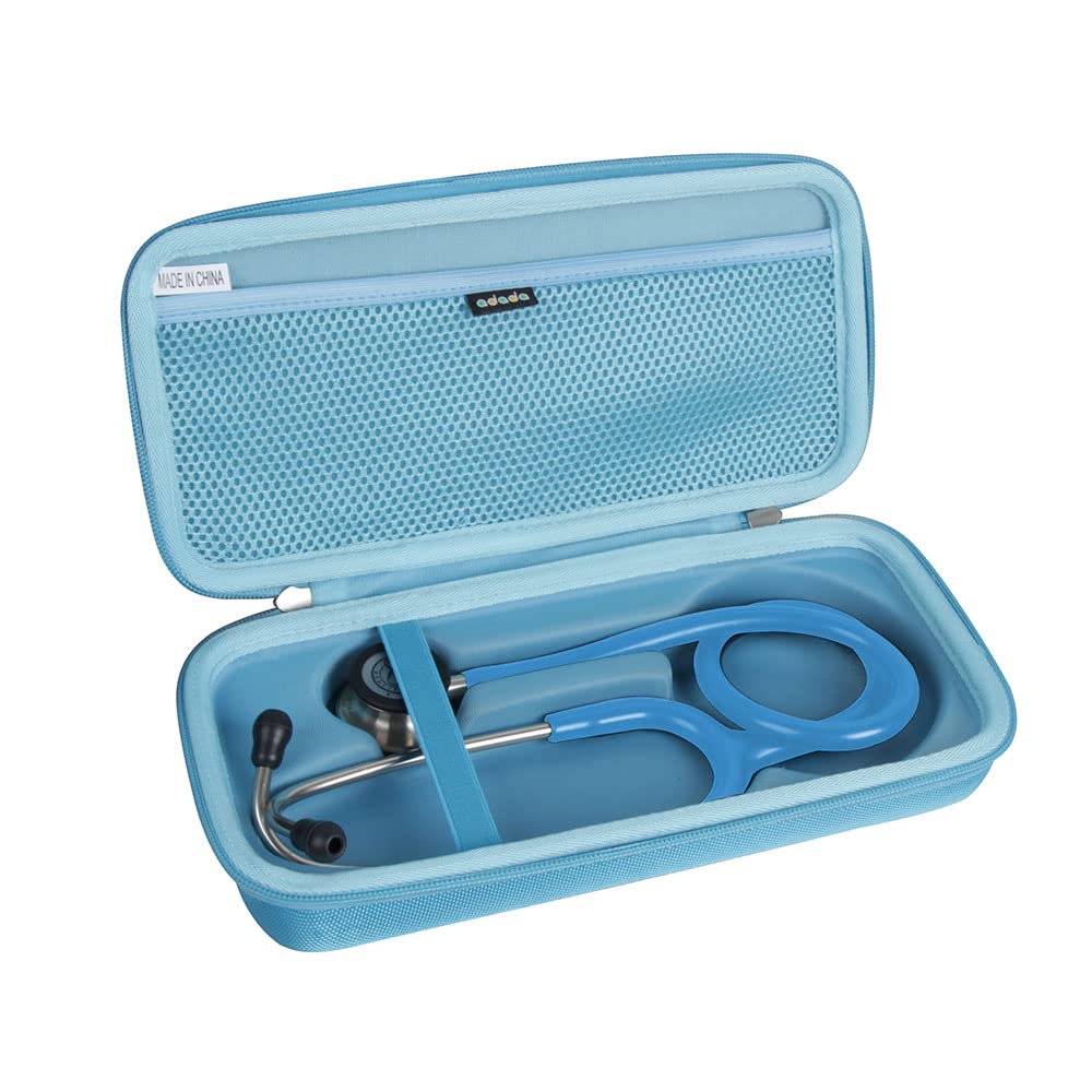 Adada Protective Storage Case for Littmann Classic III Stethoscope (Case Only) (Light Blue)