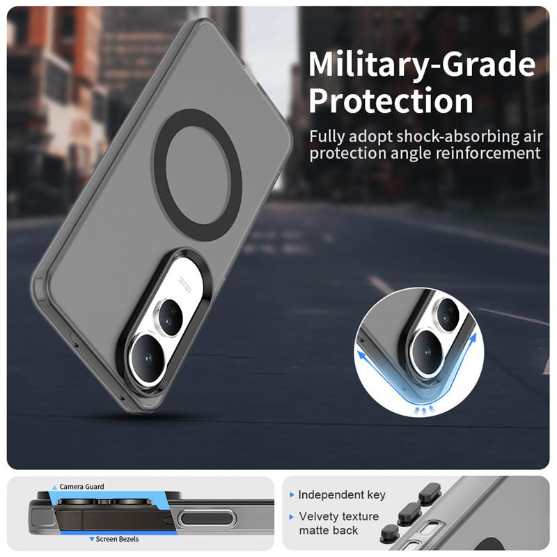 For Vivo V50 Lite Case For Vivo V40 Pro V40 V50 Lite 5G Cover Translucent Candy Color Matte Magnetic Shockproof Protective Cover