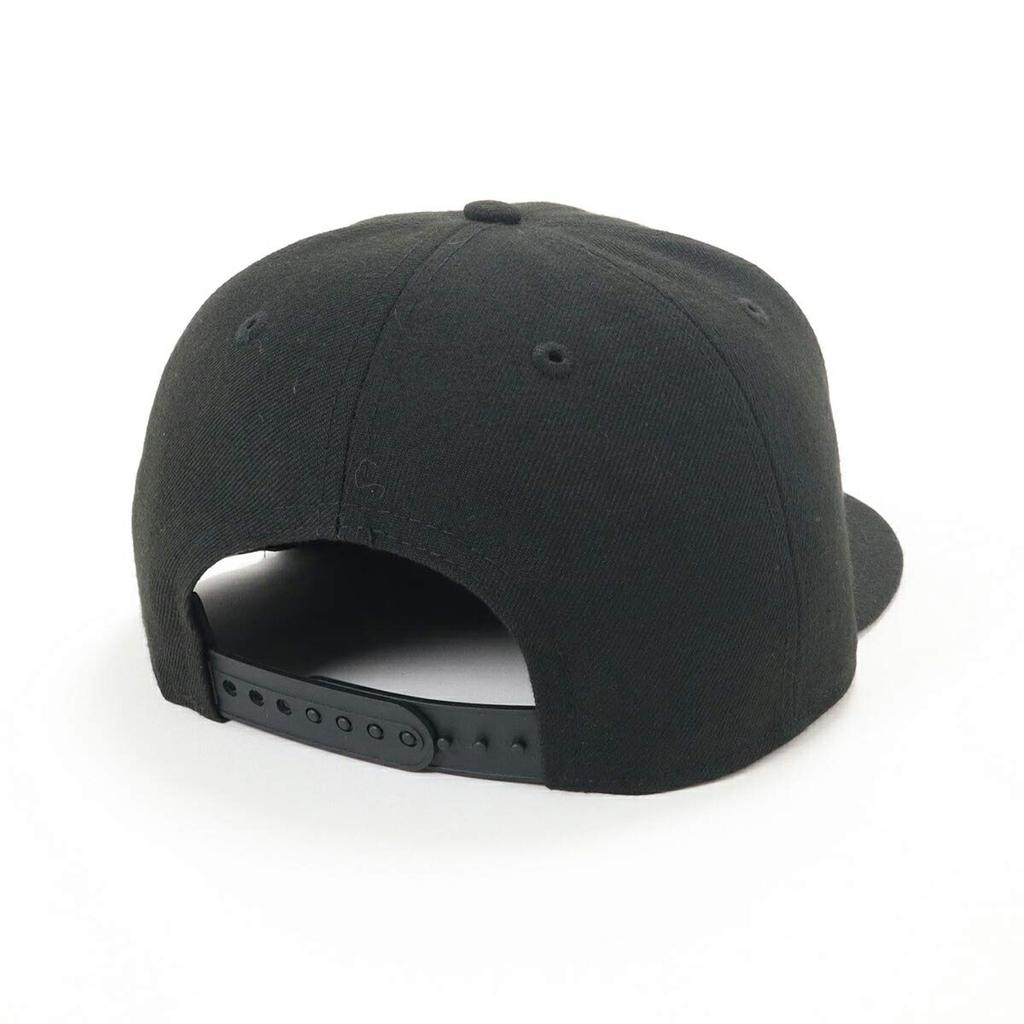 [New Era] New Era Cap 9FIFTY 14550960 N840NF307 BlackMatte BK Black Metal Plate ONSPOTZ Exclusive Men's Women's Hat Snapback 950 Unisex Summer Sun
