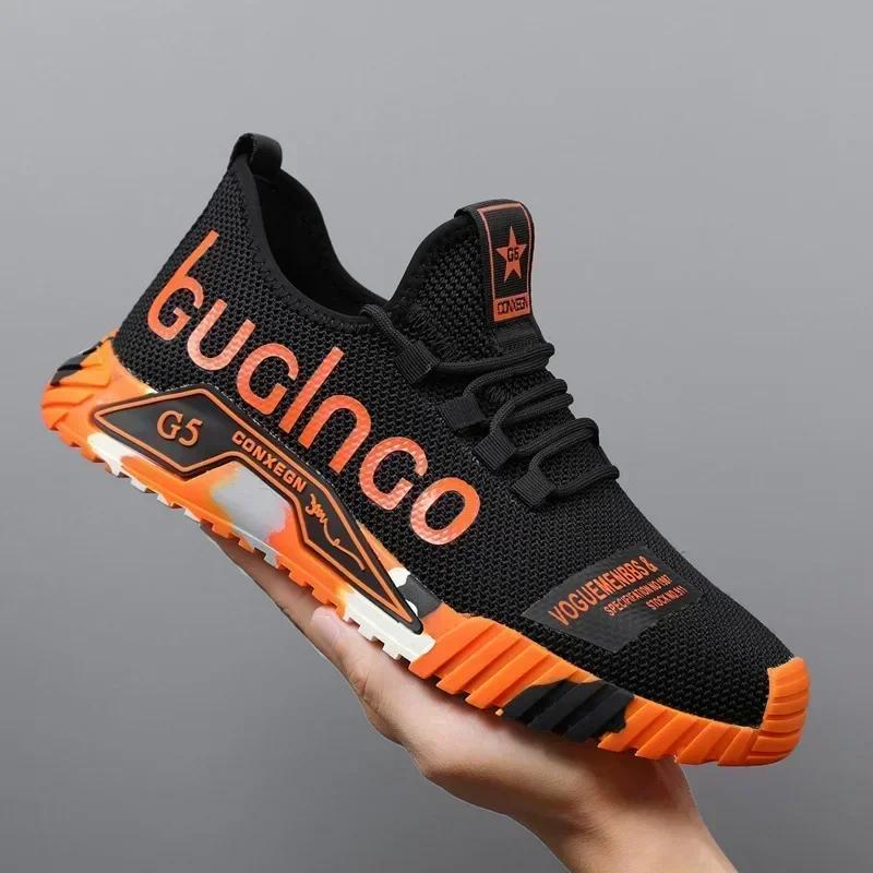 

Sports Mesh Lovers Running Shoes Fashion Breathable Vulcanized Shoes Men Shoes Summer 2025 Casual Shoes Outdoor Light Hiking 39