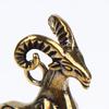 2027 Zodiac Goat Sculpture Step On Money Sheep Figurine Brass Animal Statue Desktop Ornament Wealth Fengshui Home Decor