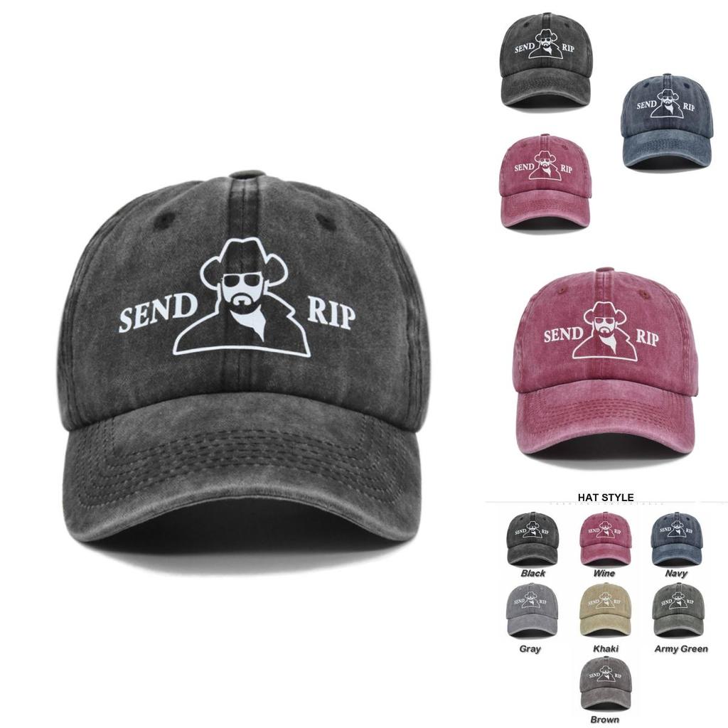 European And American Graffiti Print Baseball Cap Vintage Curved Brim Hat Sun Hat Wholesale Customization