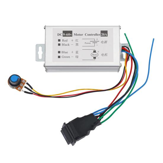Плата управления PWM 1200W Контроллер скорости двигателя Универсальный безопасный в использовании