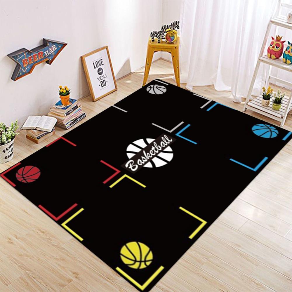 Basketball Training Agility-Gitter Farbige Pfeile Teppich Rutschfeste Matte Teppich für Kinderzimmer Wohnzimmer Heimdekoration Fitness Teppich