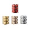 12Pcs Christmas Ball Decoration Decorative for Farmhouse Cabinet Living Room