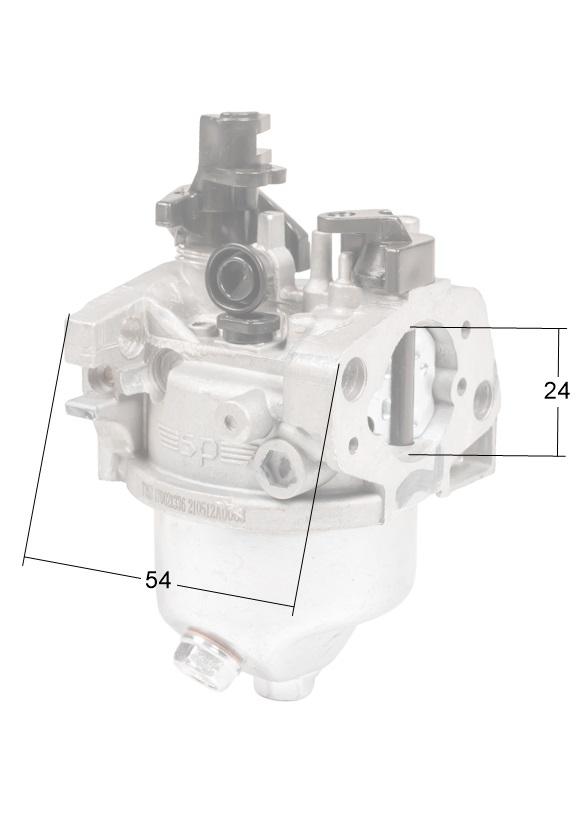 Gaźnik Loncin 1P70Fc Ssanie Ręczne Część Oryginalna 170021336-0001