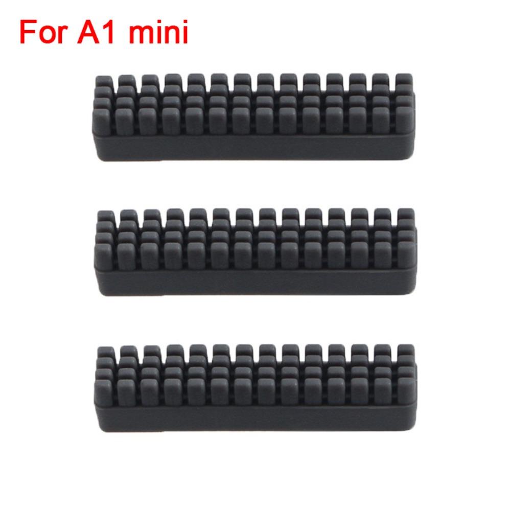 Mounted Design Silicone Brush Scrubber Function Nozzle Wiper Hotbed Mounted Brush  3D Printing