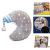 Moon And Stars Plush Pillow For Home Decor And Gift Giving Glowing Night Light Cushion