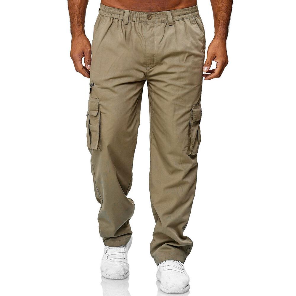 Buy Solid Color Men Pudcoco Cargo Pants 