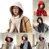 Knitted Hat And Scarf Set For Women Winter Warmth With Letter Design For Casual Wear