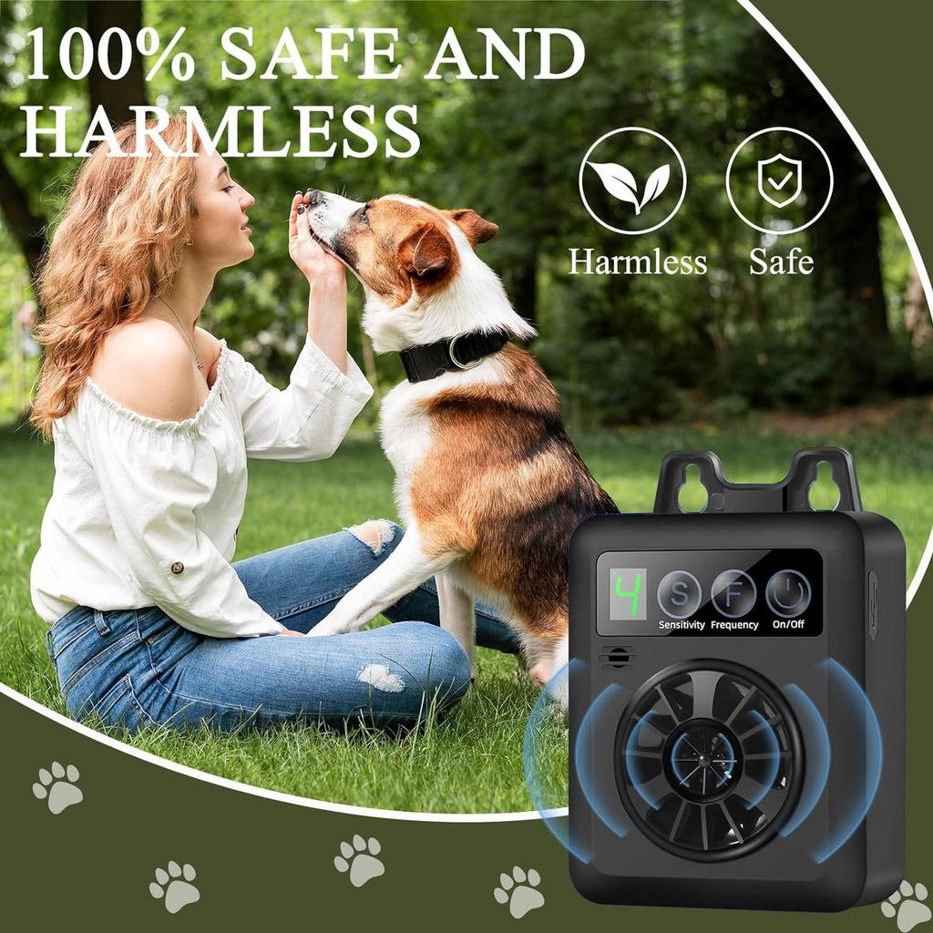 Cross-Border Ultrasonic Anti-Bark Dog Training Tool - Portable, Multifunctional, Noise-Reducing Pet Repellent.