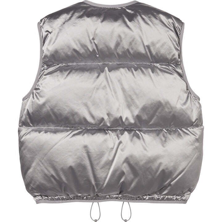 Supreme Marithe Francois Girbaud Down Puffer Vest Silver