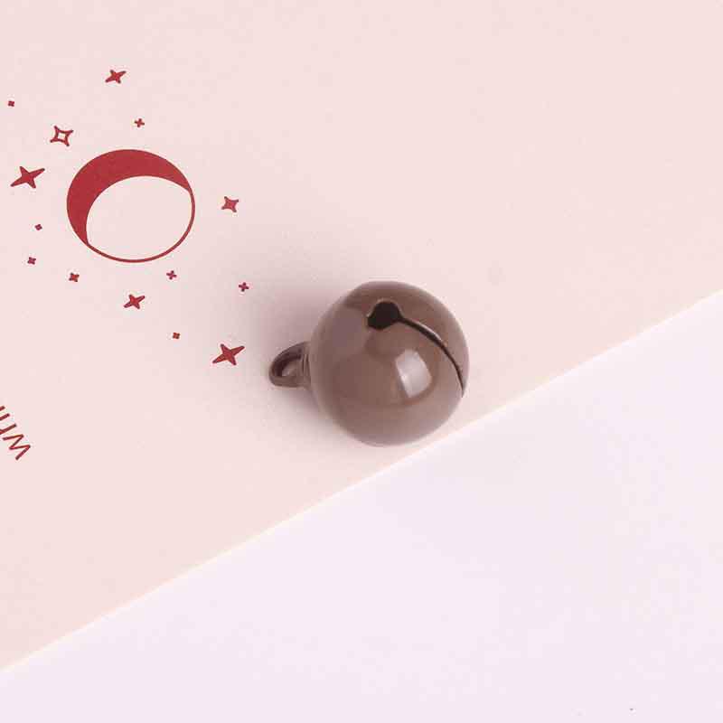 Colorful 14mm Metal Bell Keychains and Christmas Tree Decorations