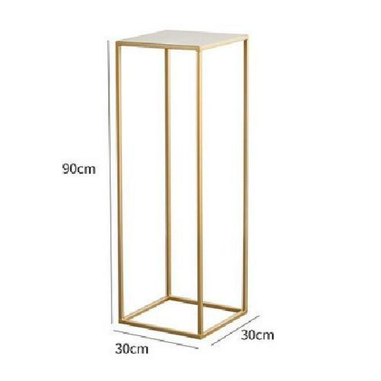 Nordic Gold Iron Art Flower Stand - Floor Standing Plant Rack for Living Room, Balcony, and Succulents.