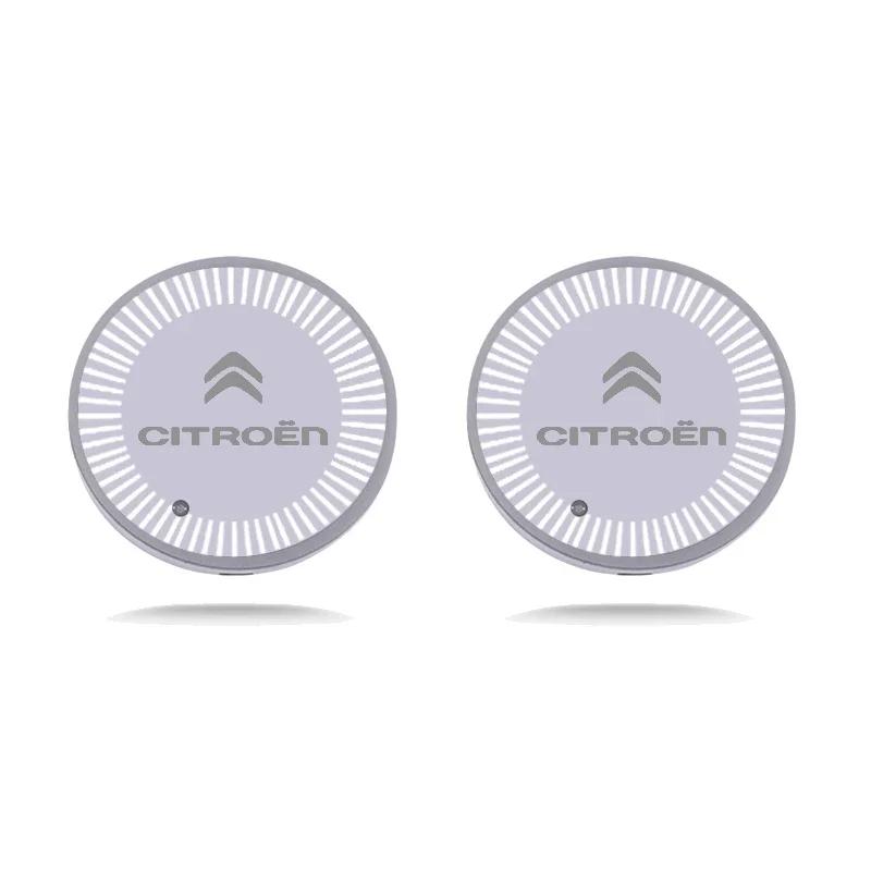 LED Car Interior Cup Holder Mat Coaster Light Drinks Pad for Citroen C2 C3 C5 C8 Berlingo Xsara DS3 DS4 DS5 Auto Accessories