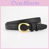 Echt Lederen Damesriem Business Casual Designer Accessoire Voor Kantoor
