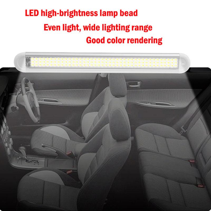 10W Vehicle Interior Light 12V/24V 1000 Lumen Car Cabin Reading Lamp Energy Efficient Durable for Camper Van Truck RVs Lorries